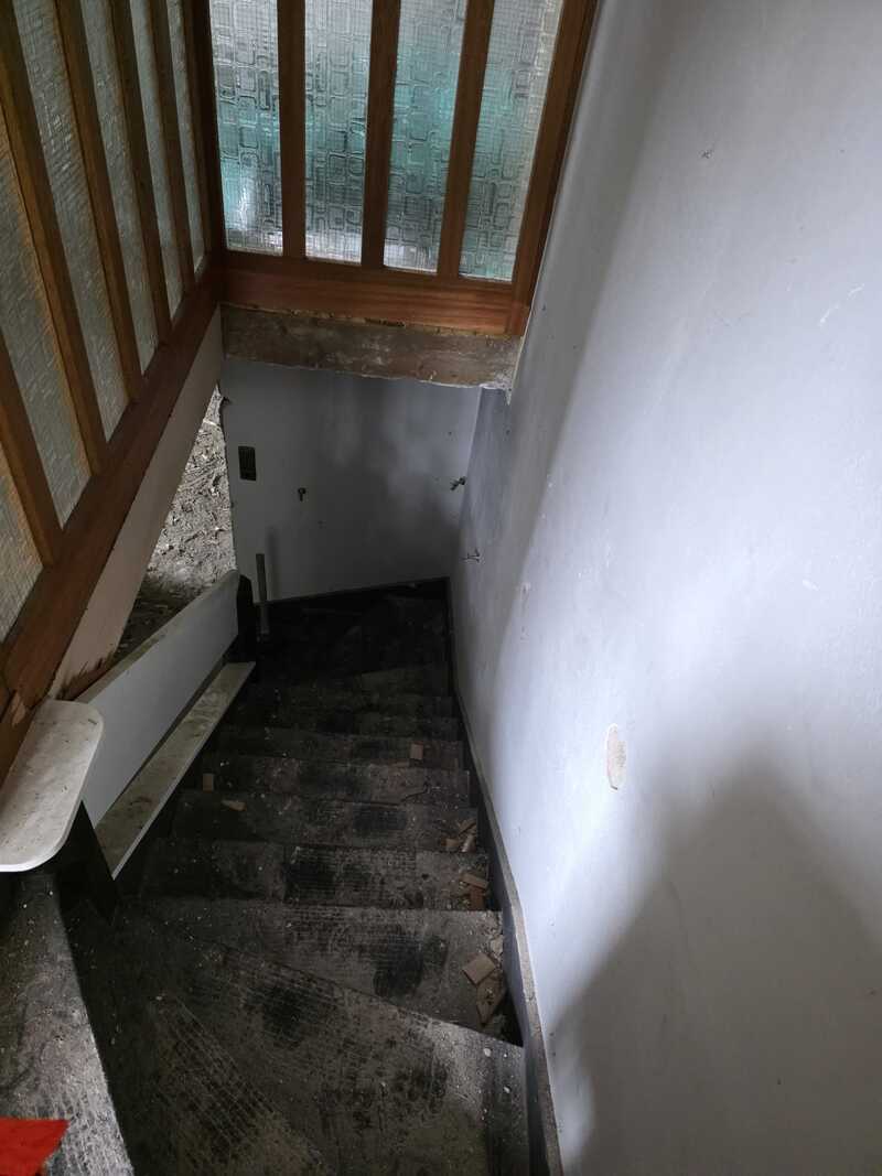 Abbruch Wohnhaus in Eich - Maschineneinsatz