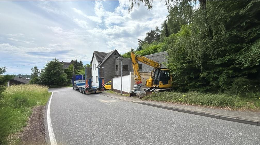 Abbruch Wohnhaus in Eich - Geländeübersicht